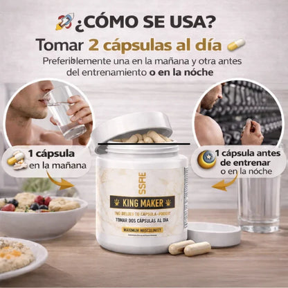 KingMaker™ - Potenciador Masculino de Alto Rendimiento
