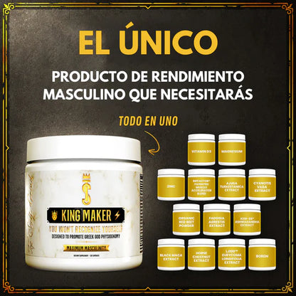 KingMaker™ - Potenciador Masculino de Alto Rendimiento